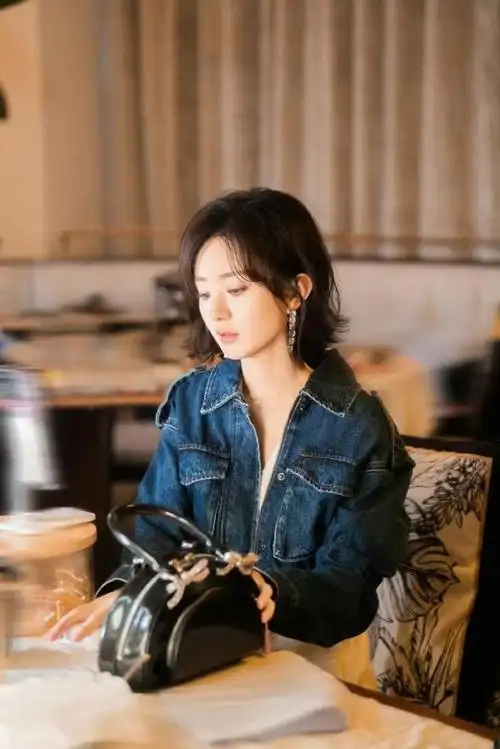 赵丽颖短发物料