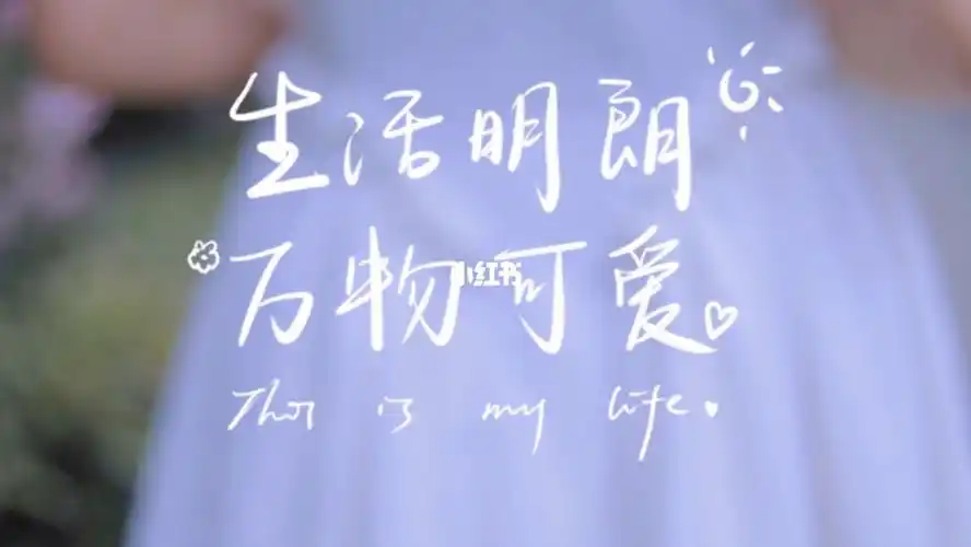 生活明朗万物可爱