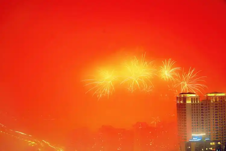 中国红澳门回归二十周年烟花纪念活动