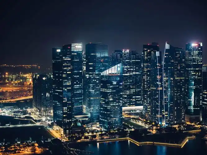 摩天大楼,灯,城市,夜景 壁纸 - 1600x1200