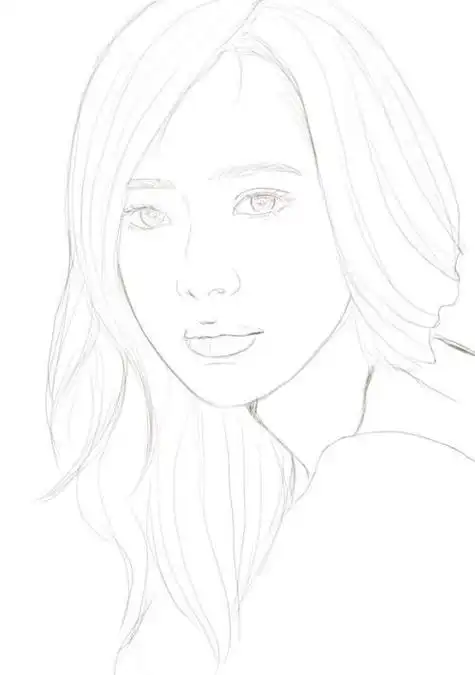 ps如何画简笔画卡通肖像