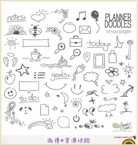 点缀简笔画 小装饰点缀简笔画