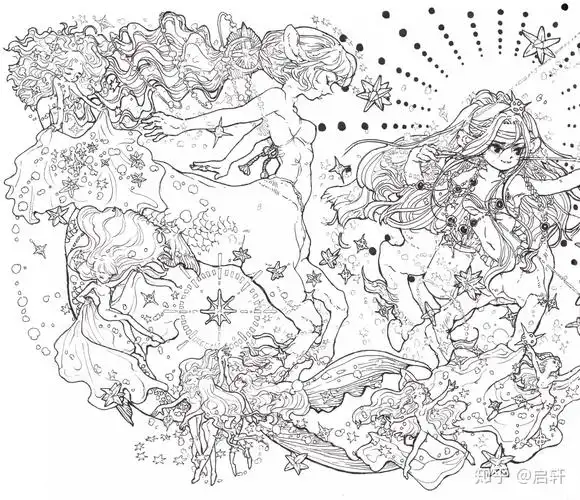 有比较复杂且好看的线稿吗,类似于科尔洛基的?(其实只要好看都行)?