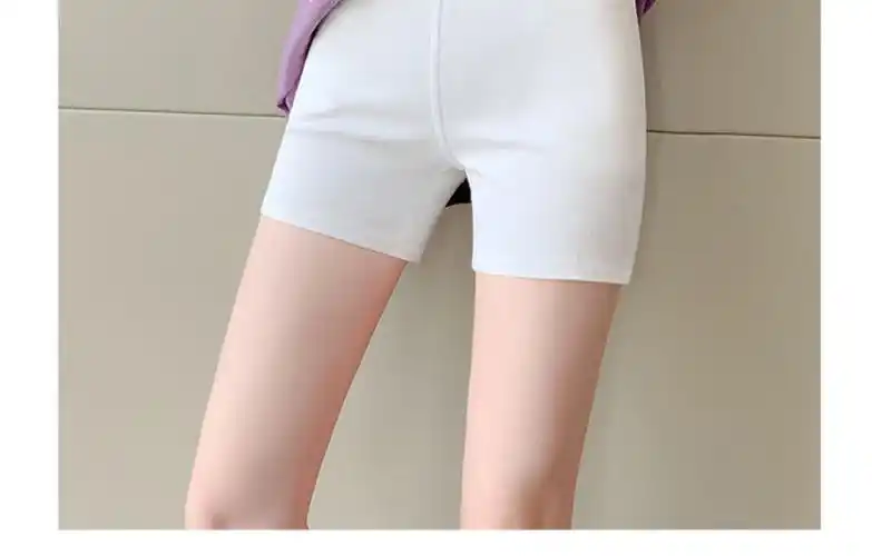 白色打底短裤女夏季薄款防走光裤可外穿不卷边保险裤高腰热裤