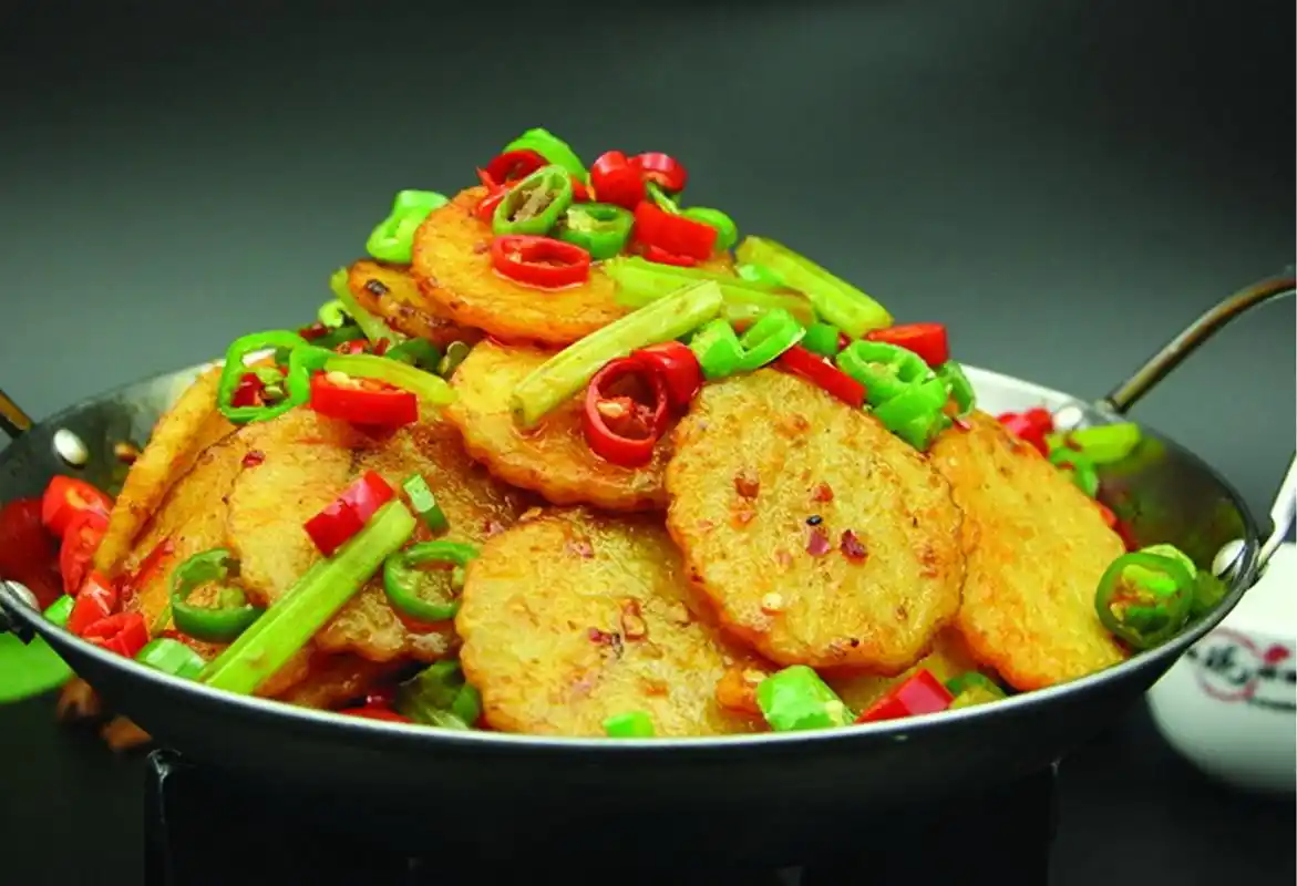 第一道菜:干锅土豆片