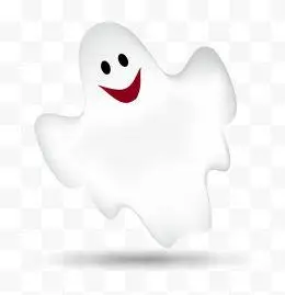 白色微笑幽灵