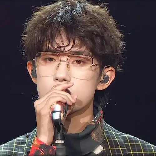 易烊千玺明星网红同款方形金丝眼镜大框复古太阳眼镜