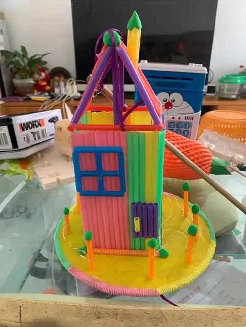 吸管灯笼手工制作