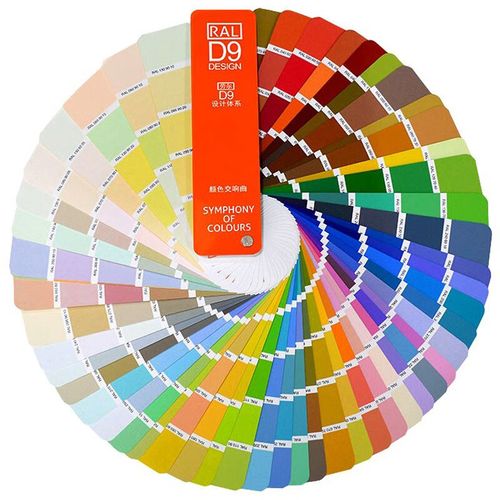 德国原装ral d9 设计体系精选建康色彩290色简约国际标准劳尔色卡