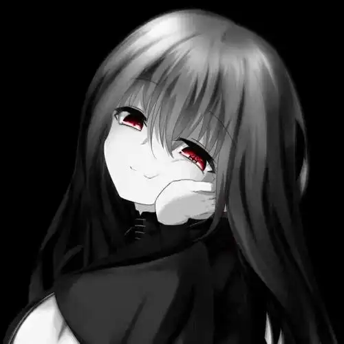 暗黑系女生动漫头像 害怕吗