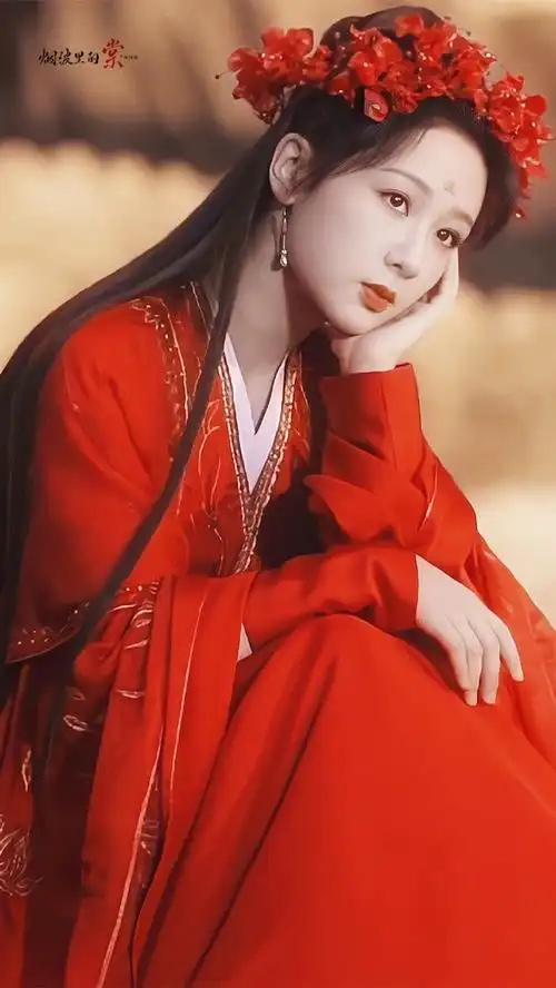 杨紫小夭红衣be氛围感