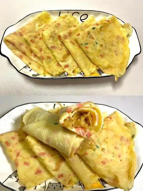 超超简单的早餐鸡蛋饼我不允许还有人没吃60