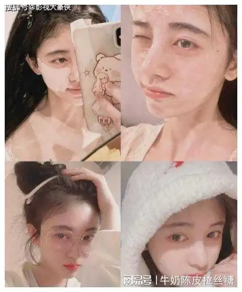 鞠婧祎终于卸妆了卸妆前后对比曝光差距一目了然