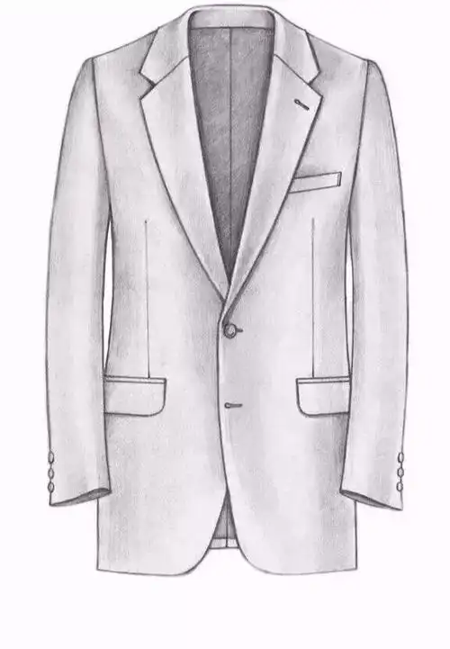 超详细的男西装制版图