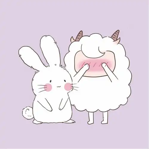 97709779羊动漫情侣头像