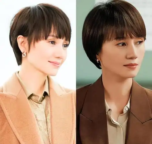 看了袁泉,马伊琍才发现:原来"齐耳发"这么减龄,洋气又显脸小|发型