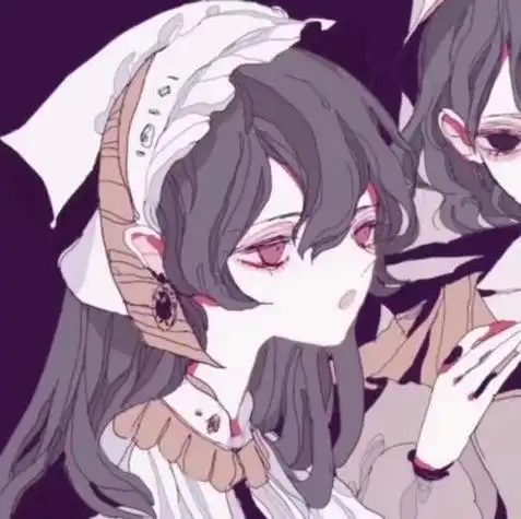 三人闺蜜头像高冷三张卡通