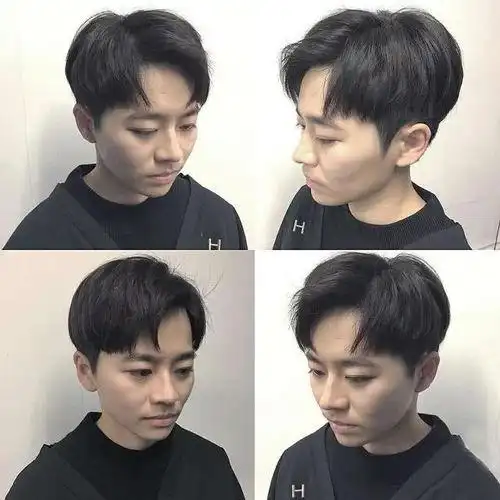 从发型开始,改变形象,让你有颜随心搭配微胖脸型男生烫发发型首选,让