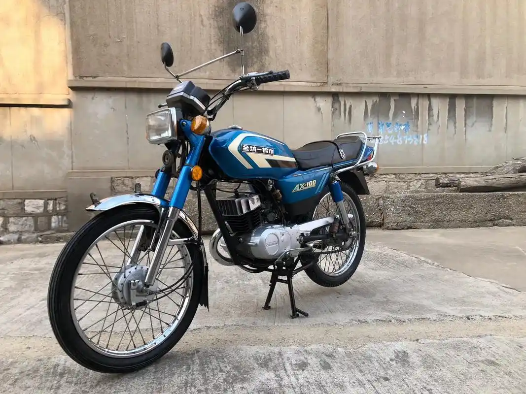 98年 金城ax100 情怀车型 #80年代摩托车 - 抖音