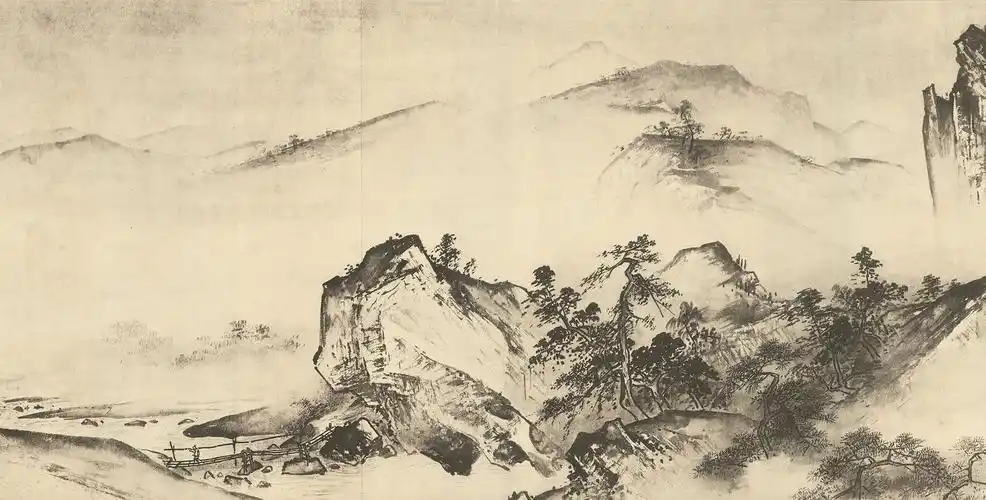 夏圭溪山清远卷