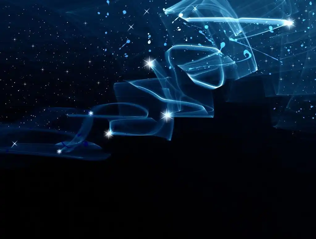 暗蓝星系背景,各种设计艺术品的抽象暗蓝星系背景