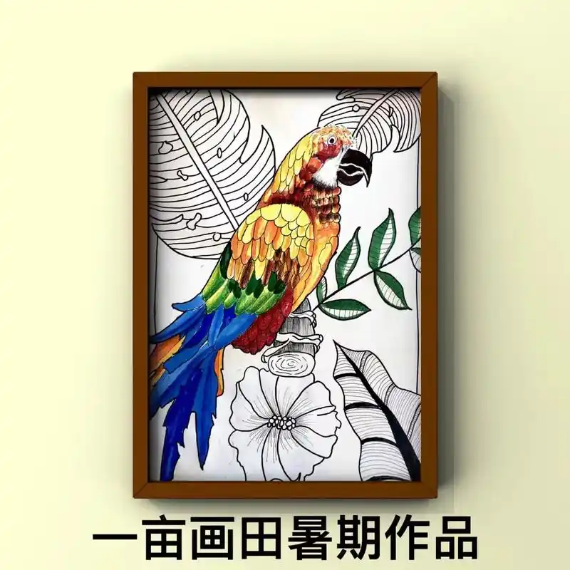 创意美术 #画室日常 暑假接近尾声,最近一周4-10岁作品 - 抖音