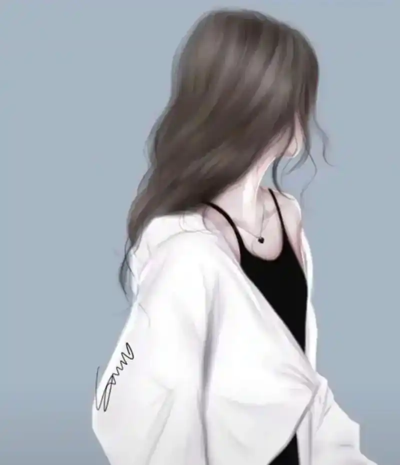 适合你的女生头像#背影头像#手绘头像#唯美头像,喜欢可以收 - 抖音