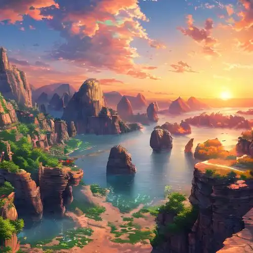 快手头像清晰风景图片日出