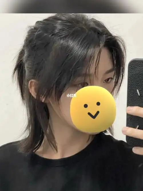 女生最爱少年感酷感鲻鱼头狼尾日系发型