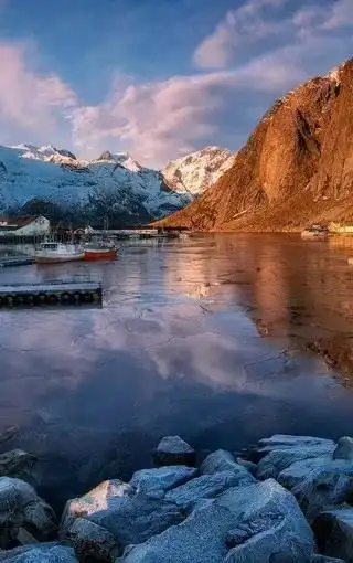 唯美水面背景图,水面风景图片(90幅高山流水的自然风景图)