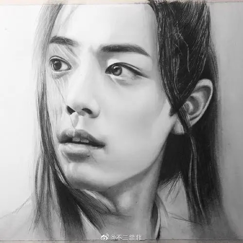 高手啊,把肖战画的真好.