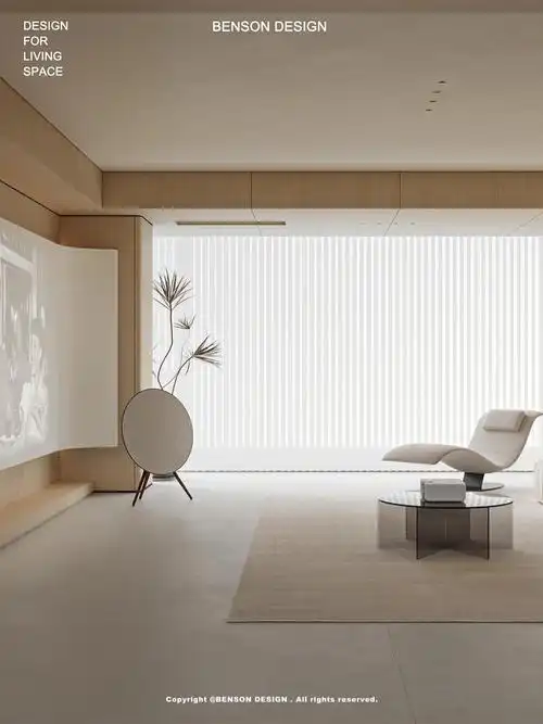 189㎡大地色系的极简风07生活的克制美学