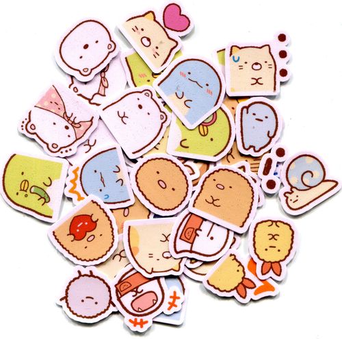 表情贴纸line角落生物自制手帐装饰40张贴纸