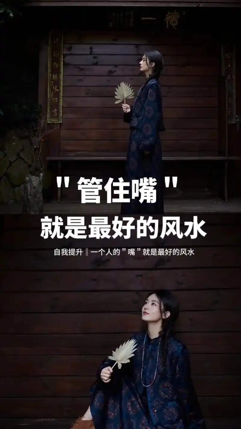 一个人的"嘴"就是最好的风水