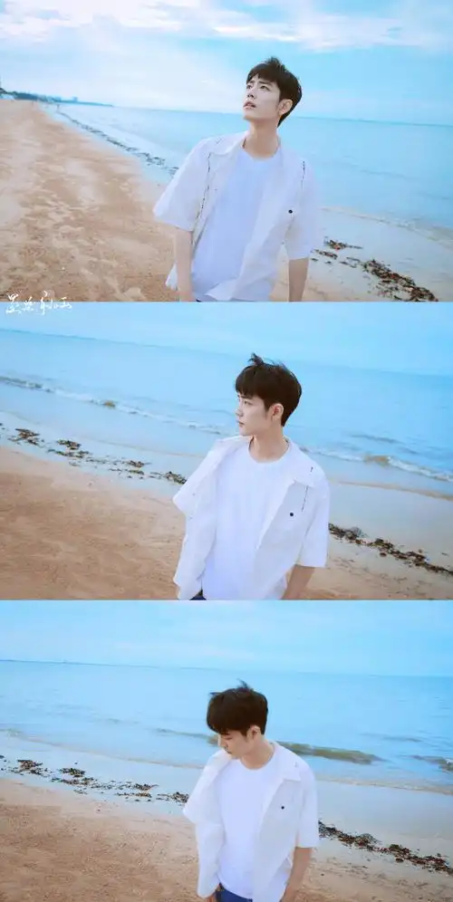72大海98 阳光77沙滩,还有我喜欢的少年#肖战#/#肖战海边写真