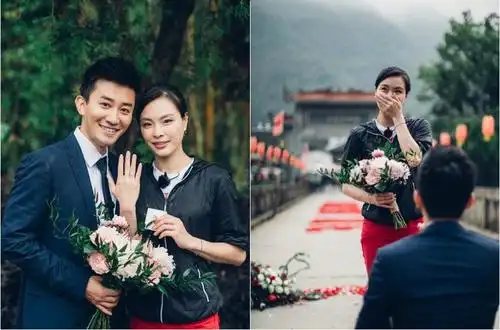 吴敏霞张效诚晒结婚证宣布结婚 穿情侣装甜蜜拥吻