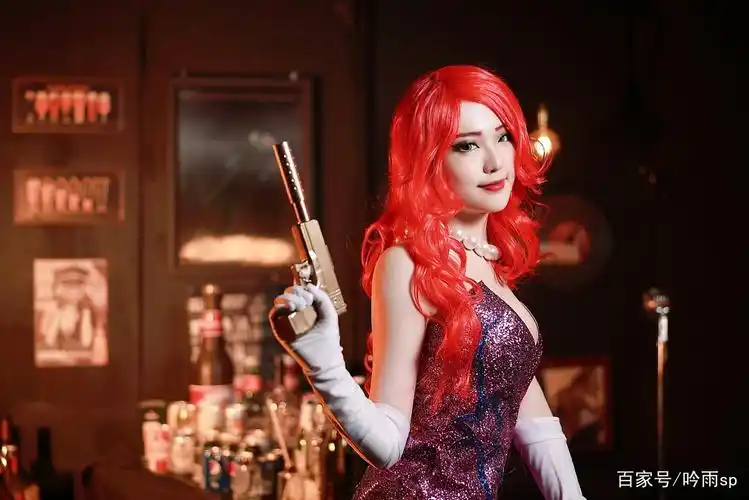 英雄联盟lol-赏金猎人厄运小姐特工狂花cosplay