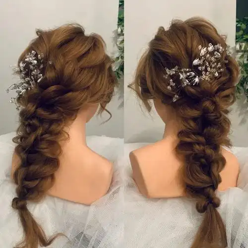 日系新娘造型适合长发新娘