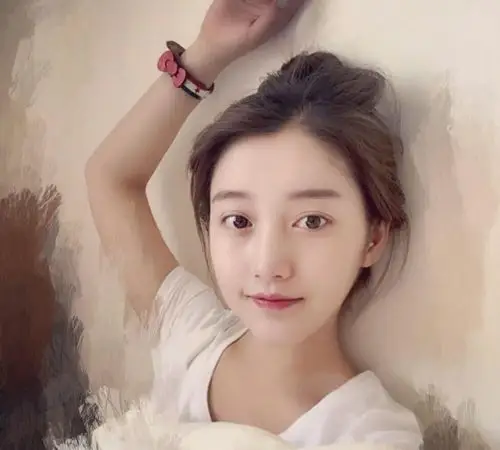 中戏校花 刘垚昕 微博:姜贞羽 素颜