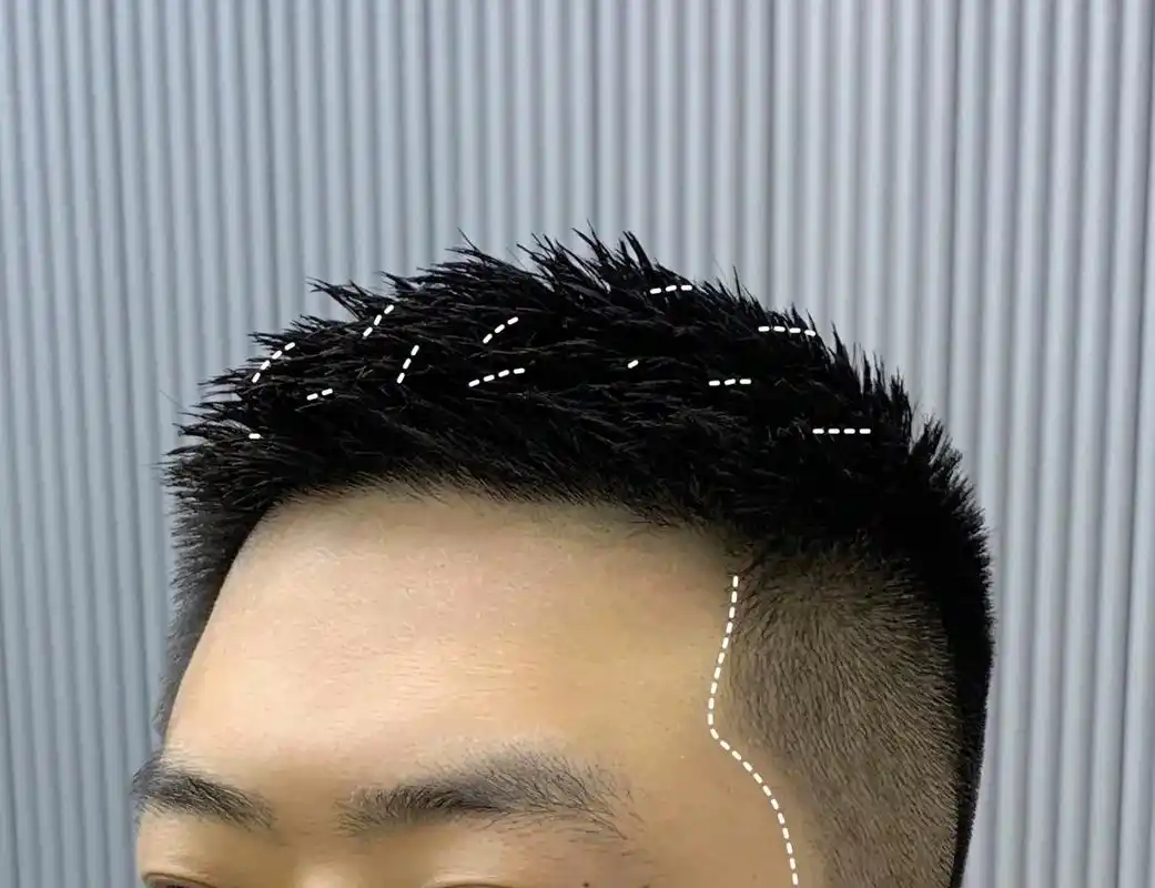 男士发型 成都男士发型设计,短发造型.这款发型叫栗子头.