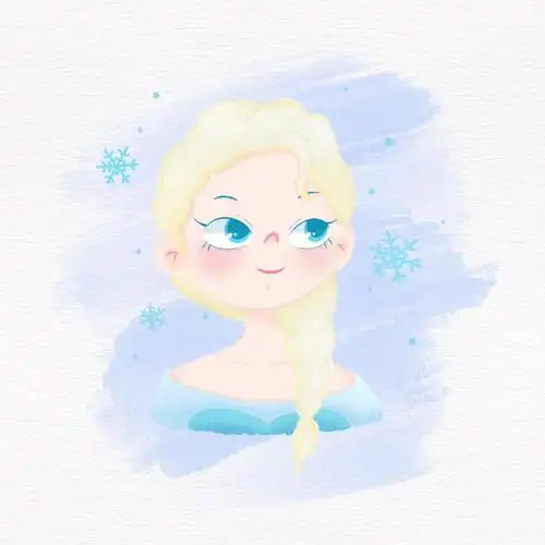 可爱的迪士尼公主q版头像