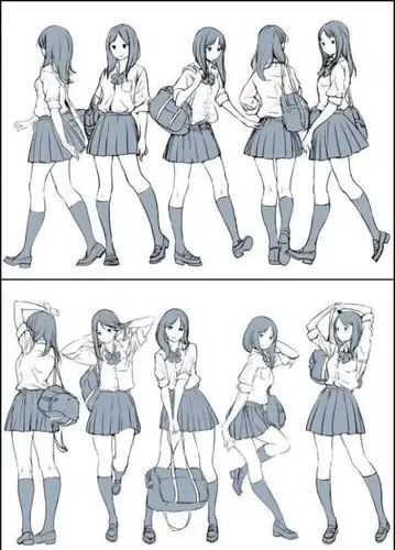 第二十六篇站姿丨阿汤哥美术教程