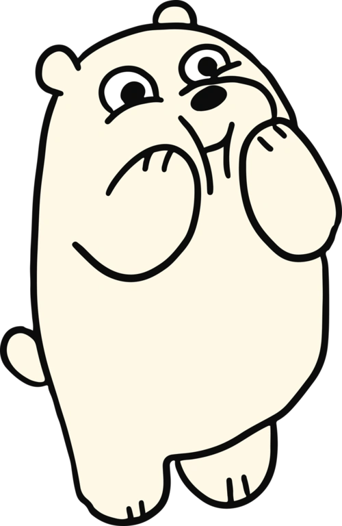 手绘卡通可爱萌宠动物表情包笨笨河马可爱卖萌乖