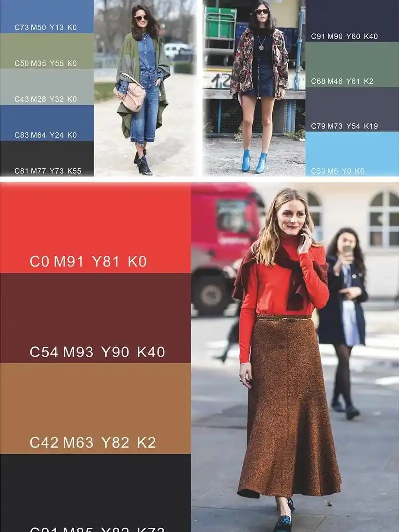 服装搭配色卡:轻松掌握时尚配色穿搭!
