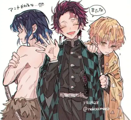 今天是三小只哦