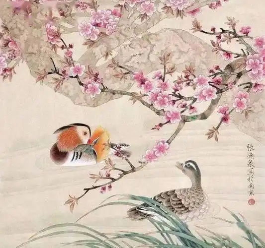 67国画里的绝美春色太醉人了