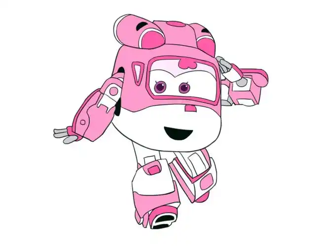 超级飞侠小爱简笔画