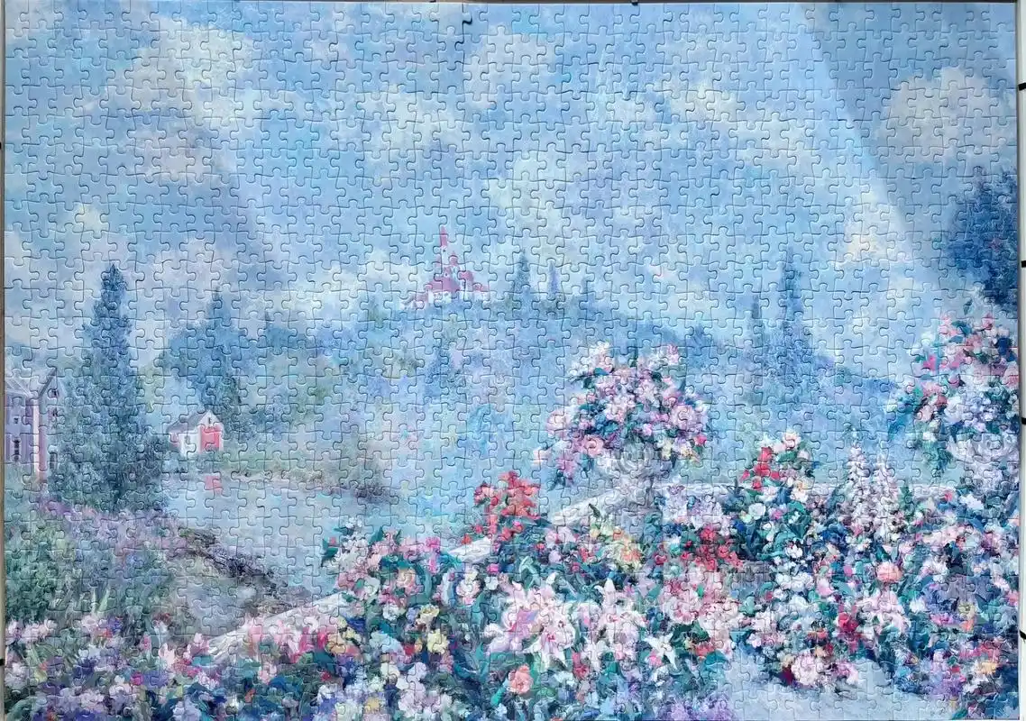 每个千分之一都是治愈的一部分.油画#拼图07 1000块 - 抖音