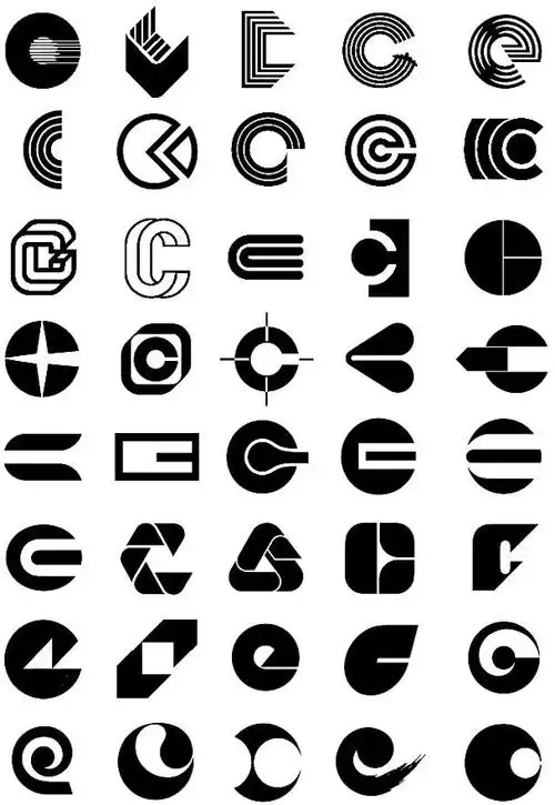 英文字母变形logo设计参考用于设计灵感artdesign百度空间