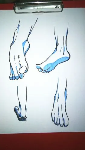 文章-20种脚的画法 | 半次元-acg同好社群
